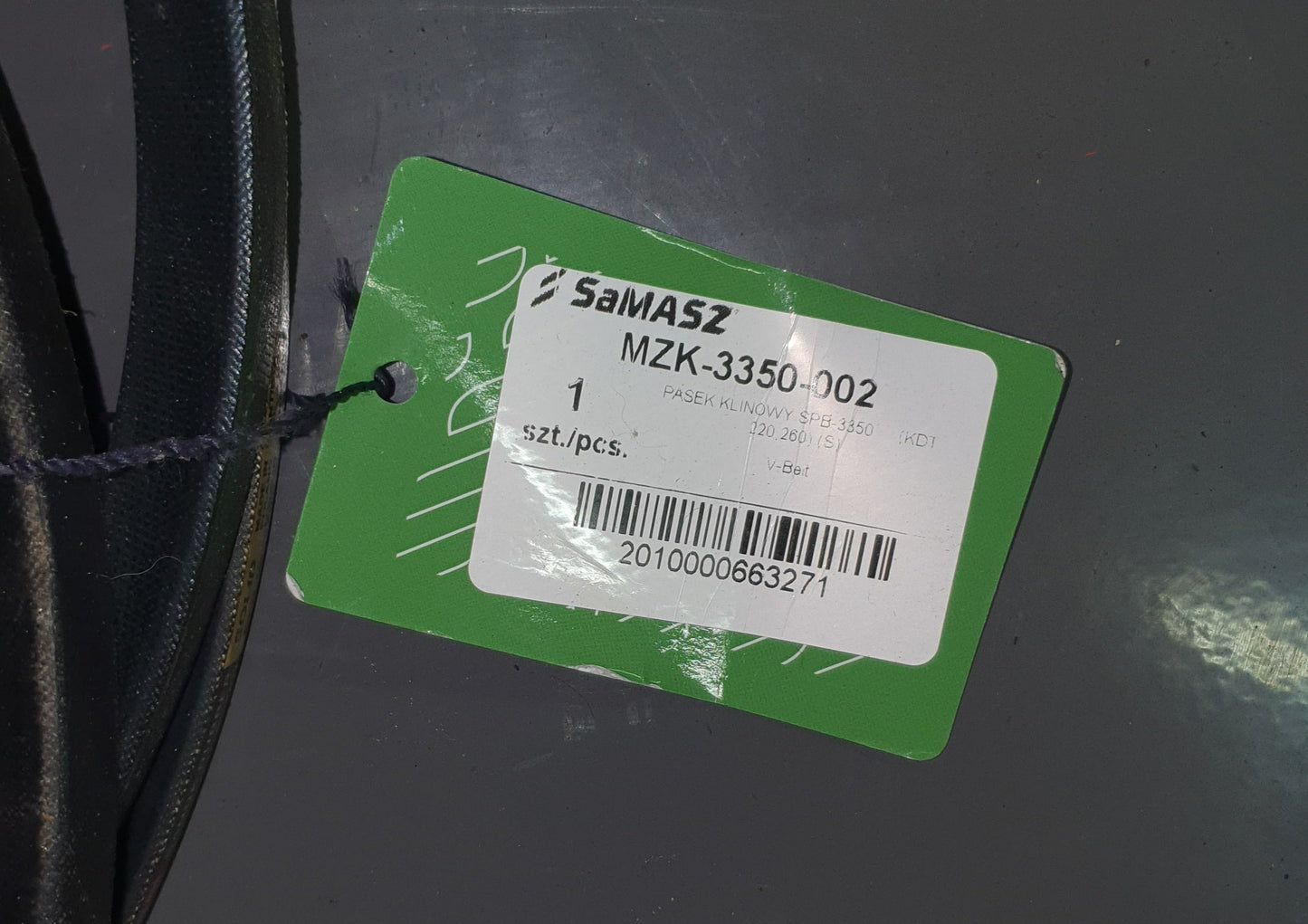 SPB3350 Vee Belt for SaMASZ Disc Mower KDT220 KDT260