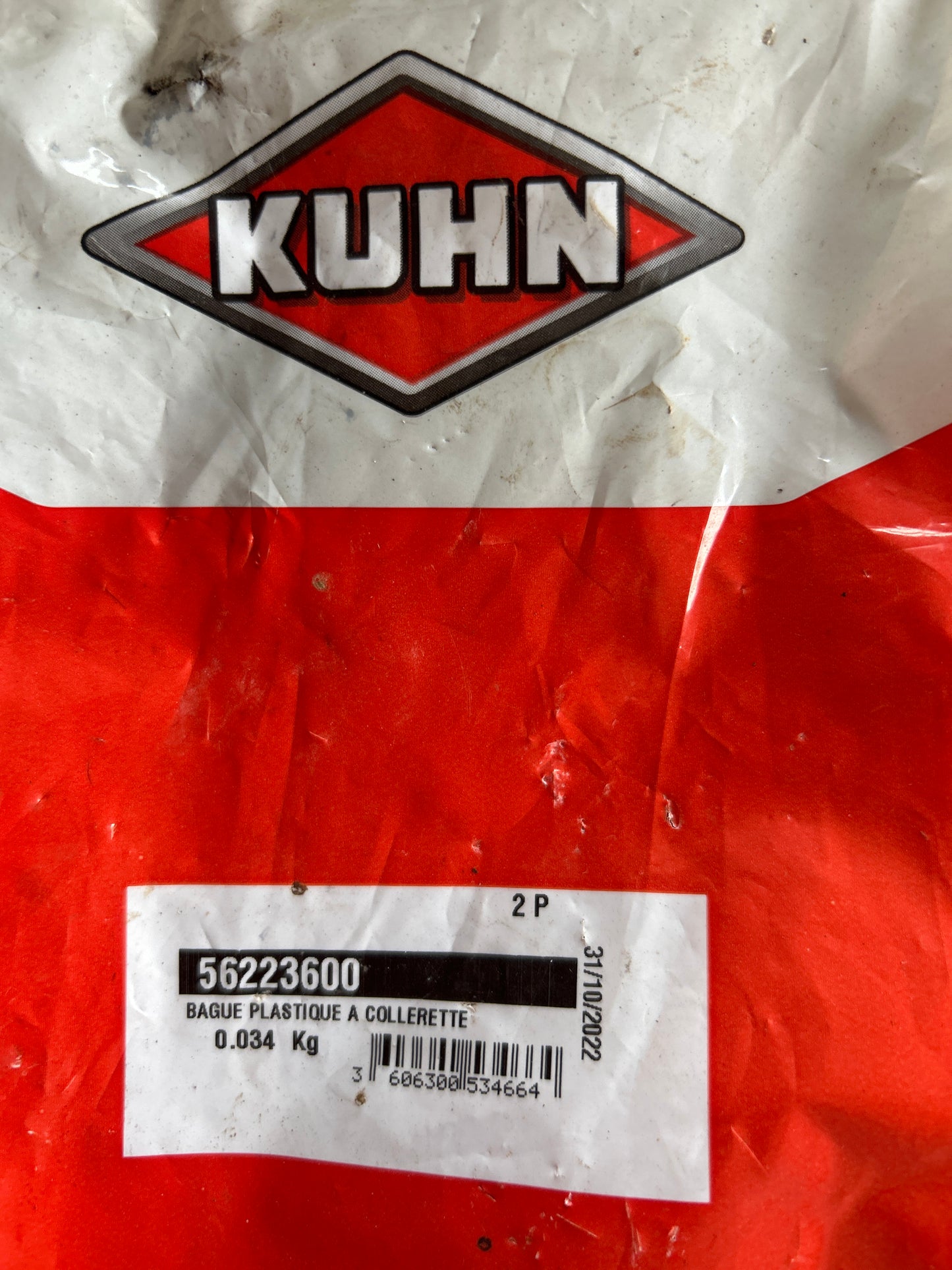 Nylon Bush for Kuhn GMD Disc Mower (Set of 2)