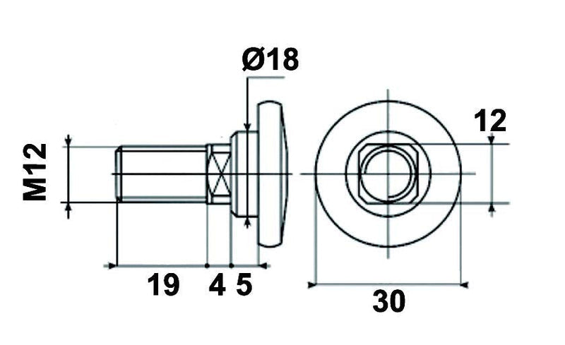 Vicon Blade Holder Bolt M12