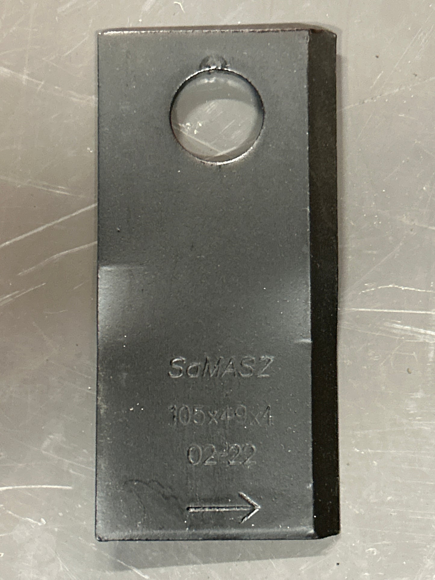 SaMASZ SAMBA RS105 105mm Disc Mower Blade Left Hand