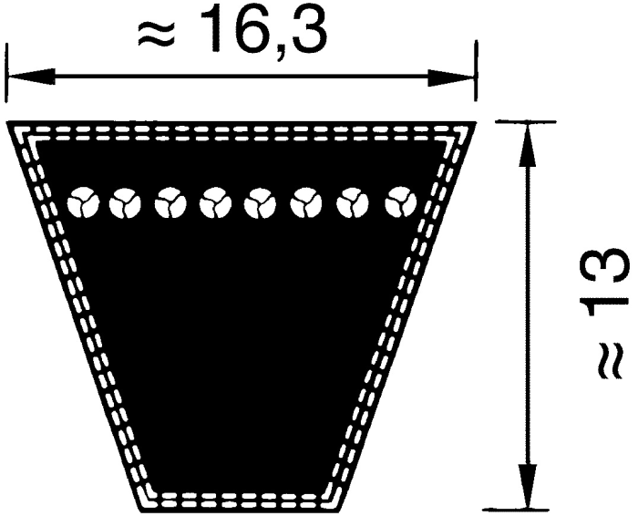 SPB2500 Vee Belt