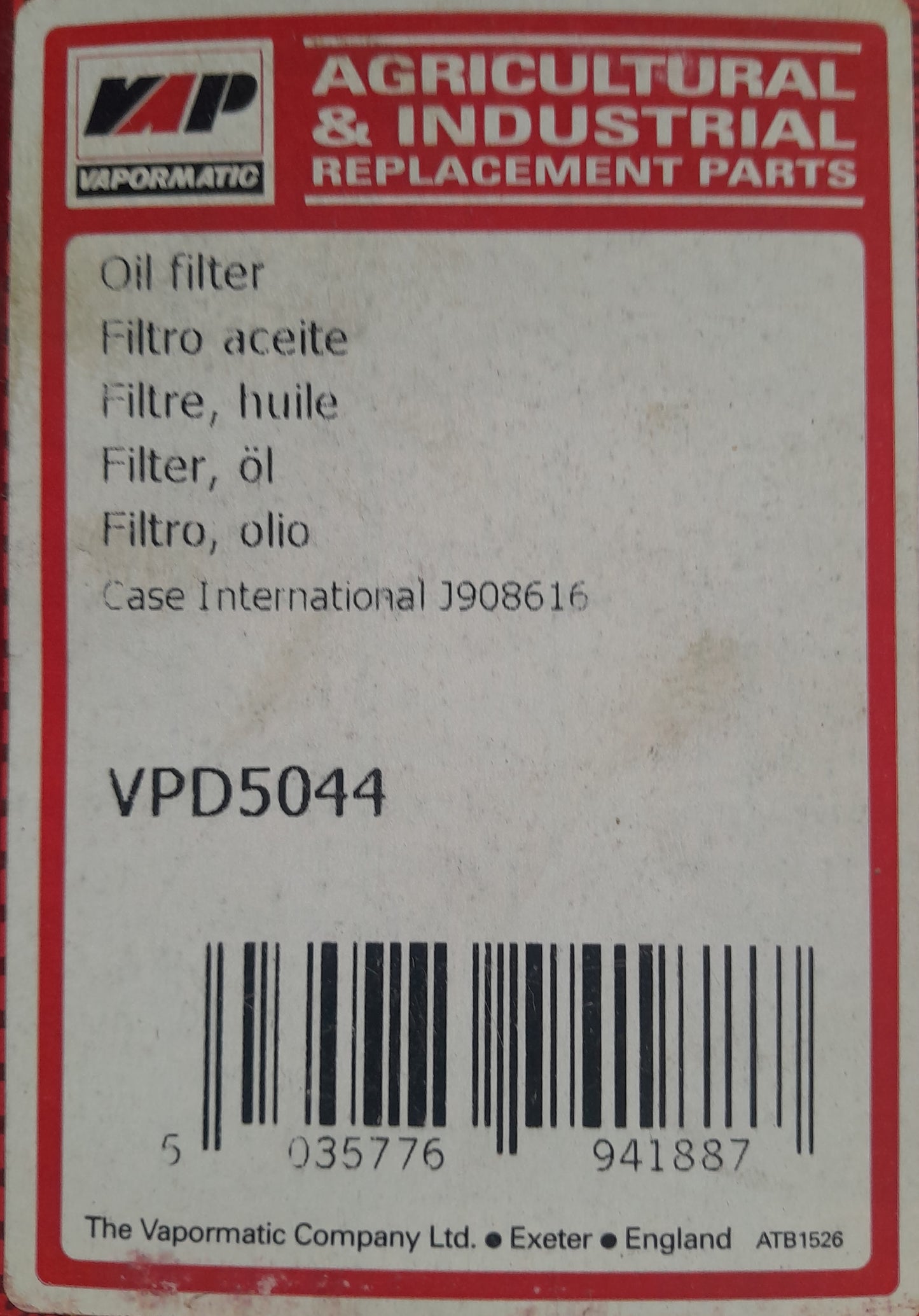 Oil filter