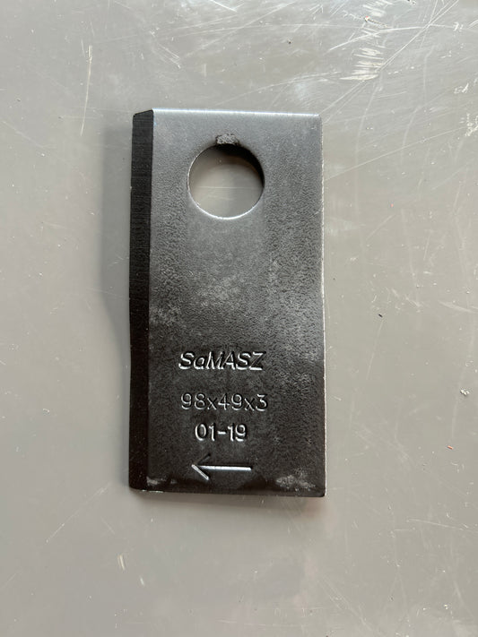 SaMASZ 98x49x3 Mower Blade Right Hand