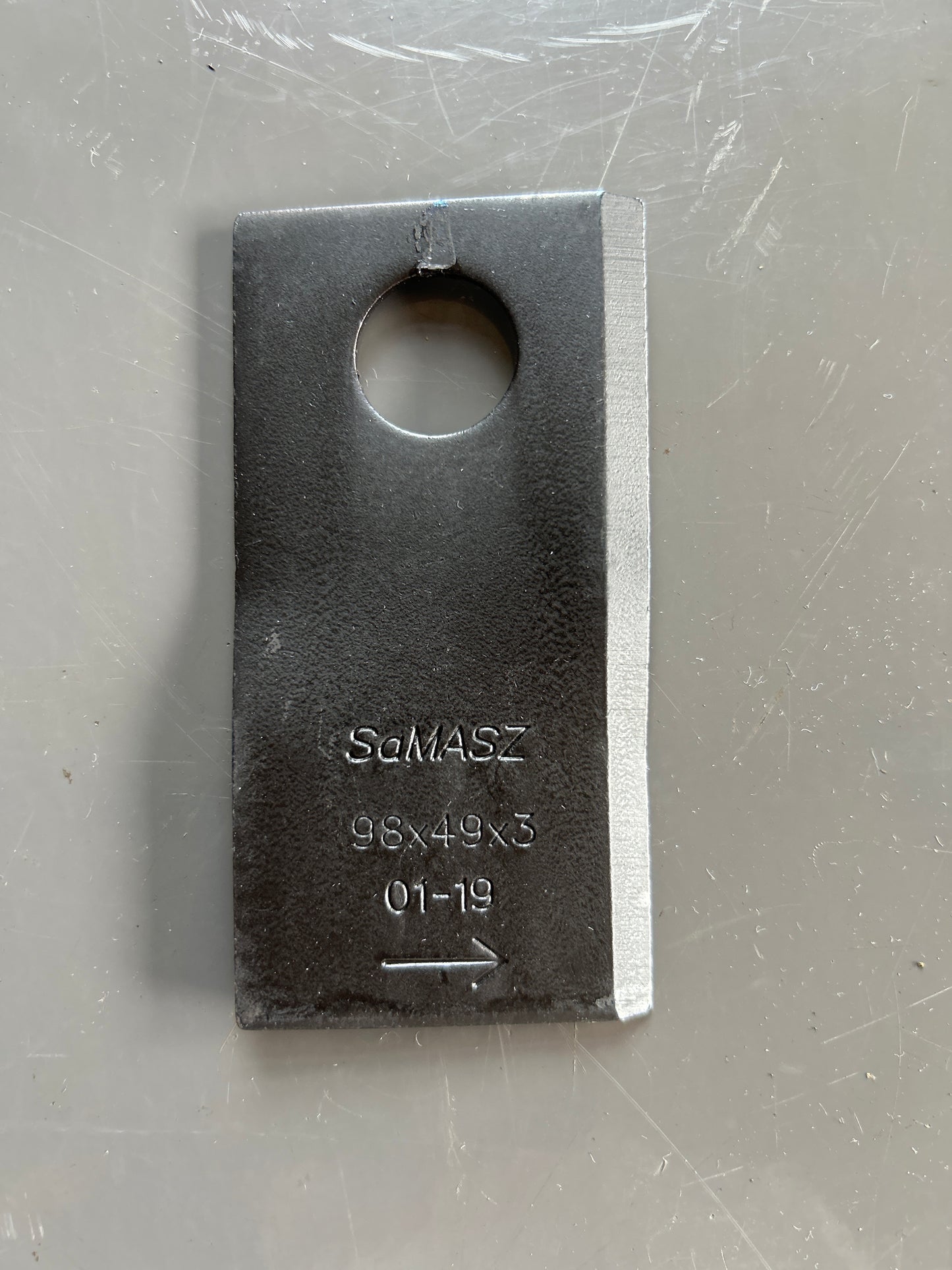 SaMASZ 98x49x3 Mower Blade Left Hand