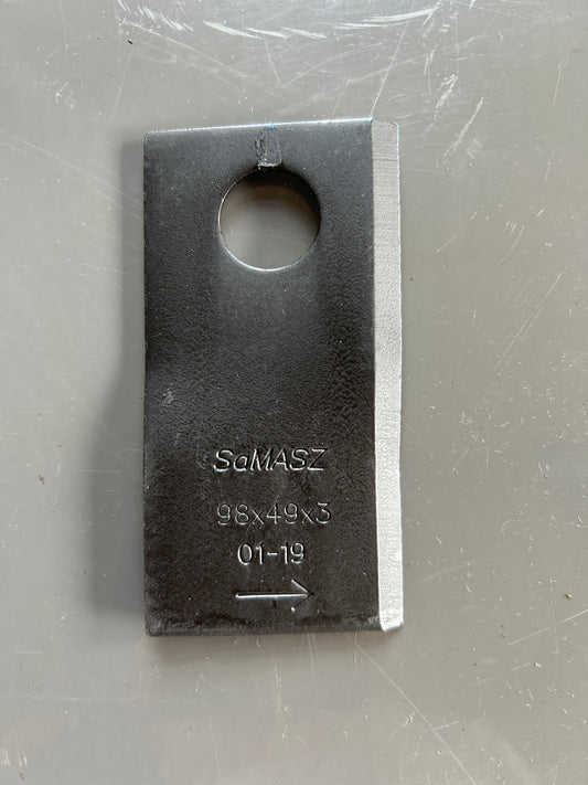SaMASZ 98x49x3 Mower Blade Left Hand