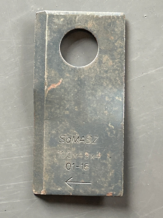 SaMASZ 100x49x4mm RH Disc Mower Blade